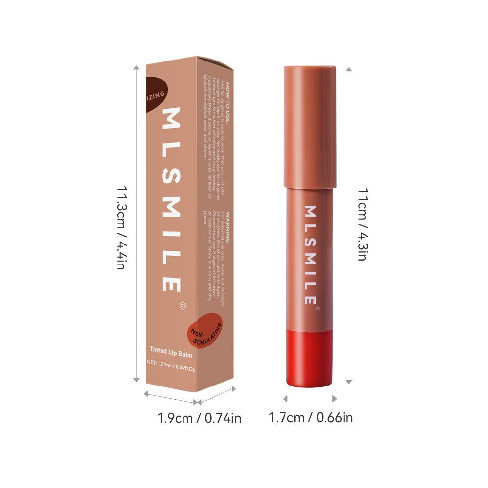 Rotating Lipstick Pen Waterproof Long Lasting Nude Lipstick