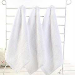 8pcs Soft Cotton Washcloths Handkerchiefs Small Square Towel