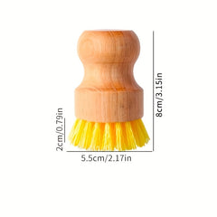 Kitchen Fruit And Vegetable Cleaning Brush Shoes Brush with Wood Handle