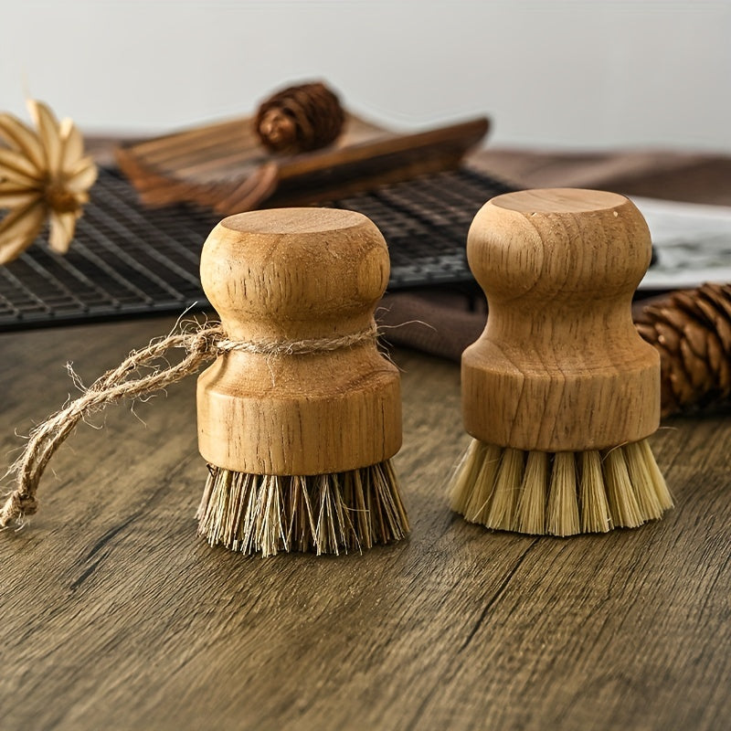 Kitchen Fruit And Vegetable Cleaning Brush Shoes Brush with Wood Handle