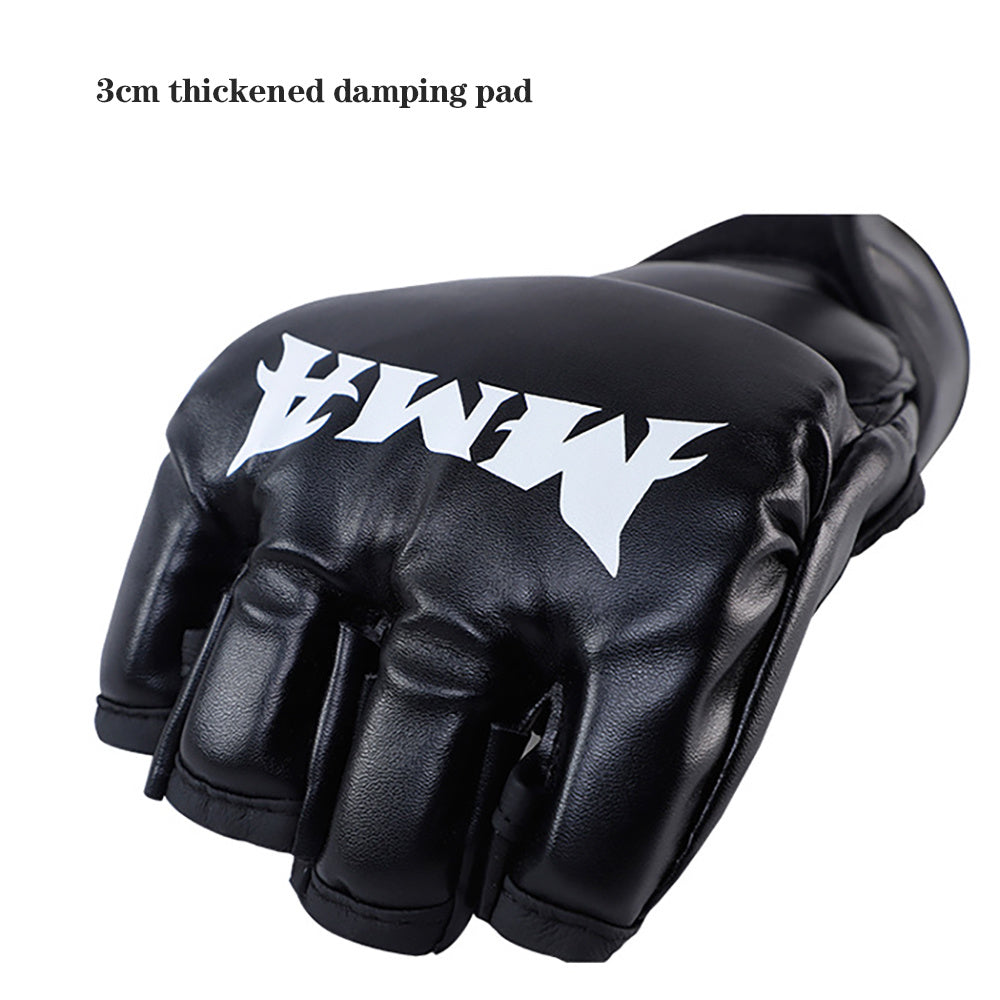 Boxing Gloves Half Finger MMA Fighting Gloves Thickened Gloves
