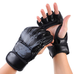 Boxing Gloves Half Finger MMA Fighting Gloves Thickened Gloves