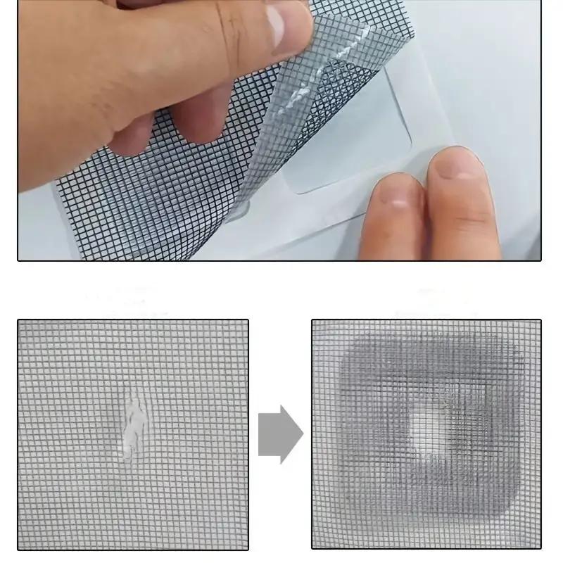 10pcs Window Screen Repair Tape 10x10cm