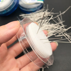 250pcs Stainless Steel Dressmaker Pins 35mm with Box DIY Craft Sewing Quilting