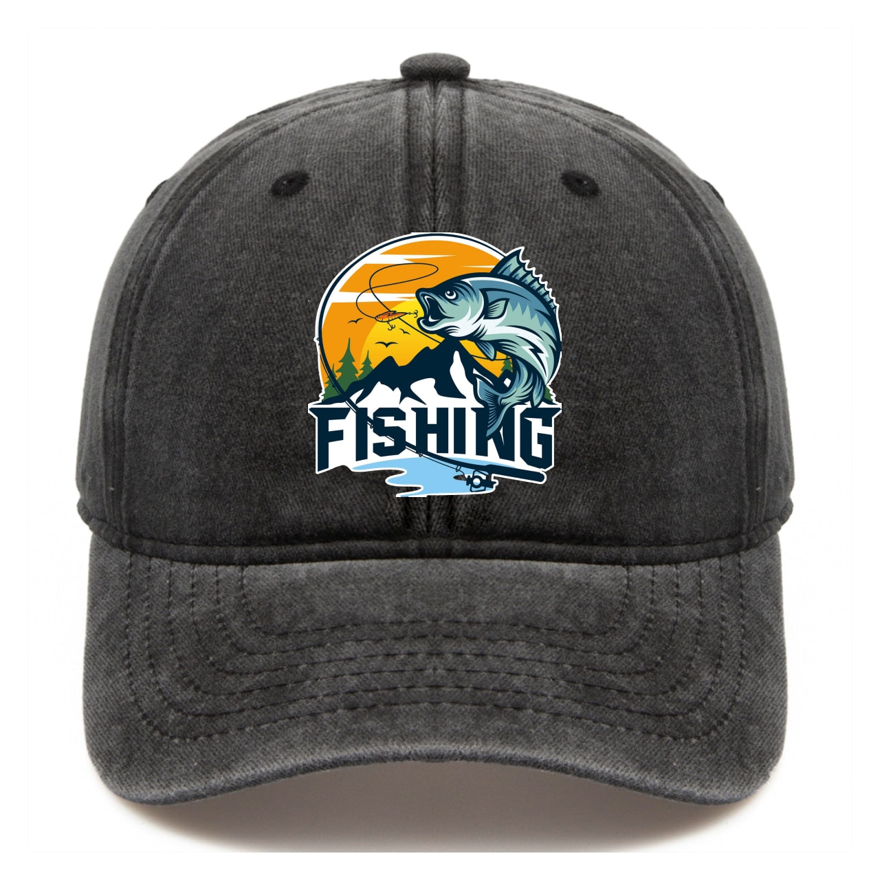 Unisex Washed Distressed Peaked Hat Fashionable Hip Hop Sunscreen Hat