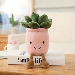 Succulent Plants Stuffed Toy Soft Simulative Potted Plush Toy Doll