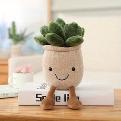 Succulent Plants Stuffed Toy Soft Simulative Potted Plush Toy Doll