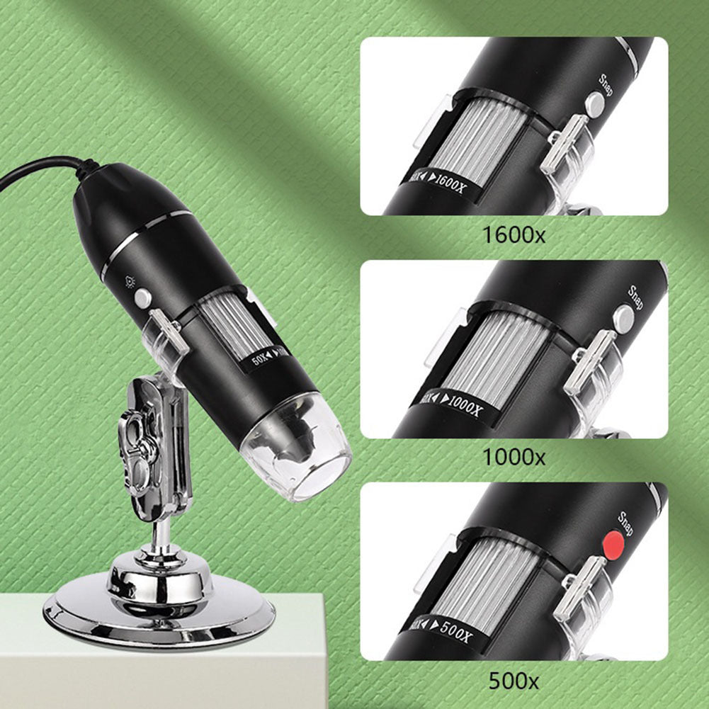 1600X Digital Microscope Camera - USB Portable Electronic Microscope