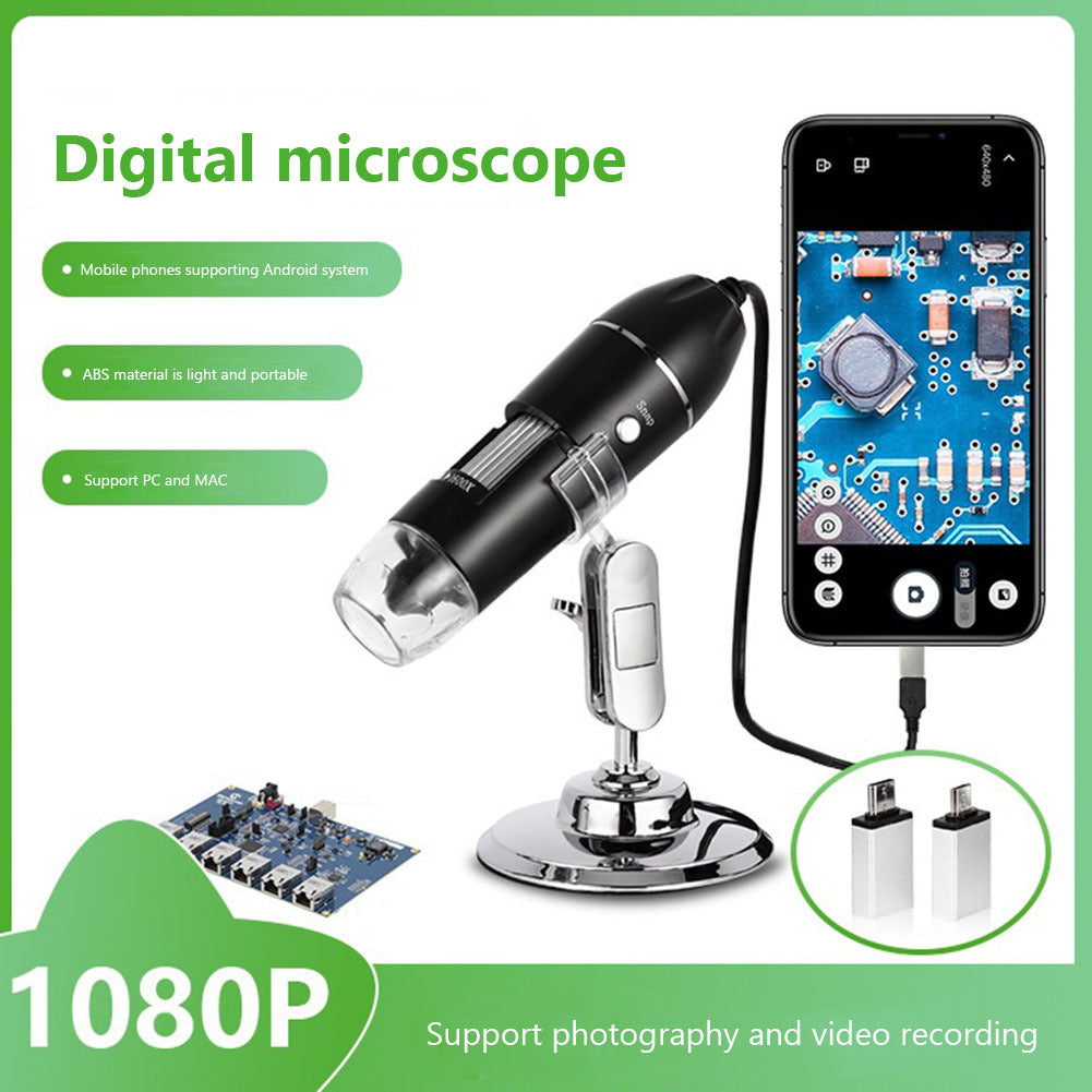 1600X Digital Microscope Camera - USB Portable Electronic Microscope