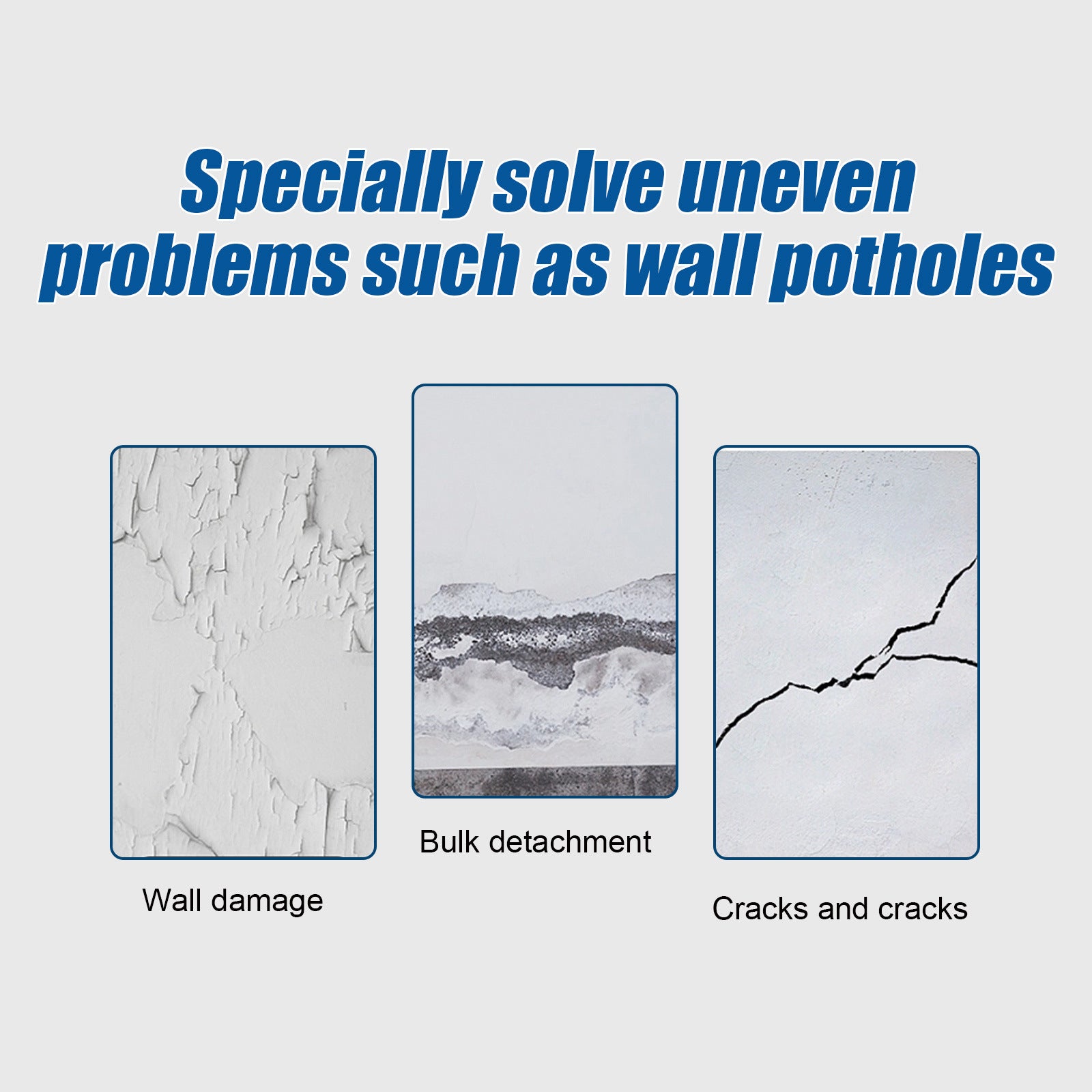 Wall Repair Roller Brush Paint for Renovation Wall Shedding Cracks Cover Up