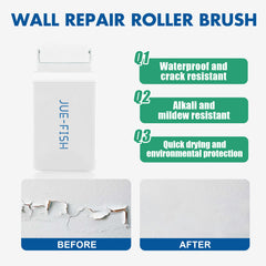 Wall Repair Roller Brush Paint for Renovation Wall Shedding Cracks Cover Up