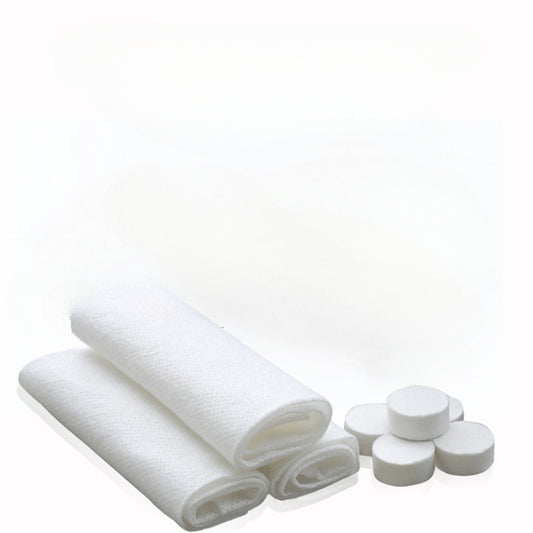100pcs Mini Compressed Towel Disposable Face Towel Portable Camping Towel