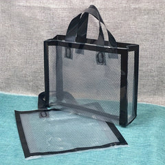 Transparent Mesh Tote Bag Holiday Gift Decor Supplies 26 X 7 X 26