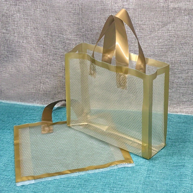 Transparent Mesh Tote Bag Holiday Gift Decor Supplies 26 X 7 X 26