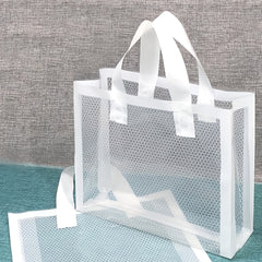 Transparent Mesh Tote Bag Holiday Gift Decor Supplies 26 X 7 X 26