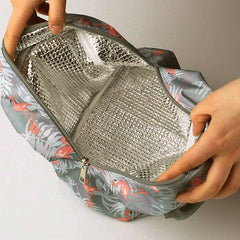 Insulated Lunch Bag Cooler Pouch Handbag For Women Teenagers Workers