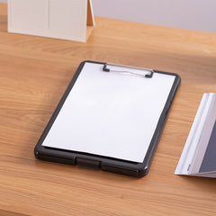 A4 File Box Storage Holder Transparent Plastic Folder