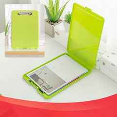 A4 File Box Storage Holder Transparent Plastic Folder