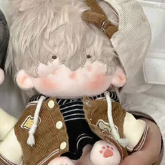 Cartoon Pattern Baseball Uniform Coat for Stuffed Dolls