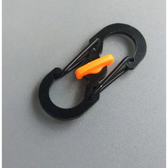 3pcs Metal Keychain Lock S-shaped Buckle Camping Hiking