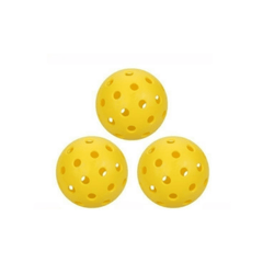 3pcs Pickleball Ball 74mm Outdoor 40 hole Practice Balls