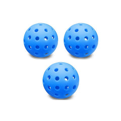 3pcs Pickleball Ball 74mm Outdoor 40 hole Practice Balls