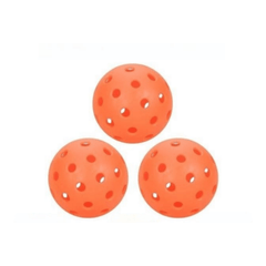 3pcs Pickleball Ball 74mm Outdoor 40 hole Practice Balls