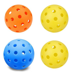 3pcs Pickleball Ball 74mm Outdoor 40 hole Practice Balls