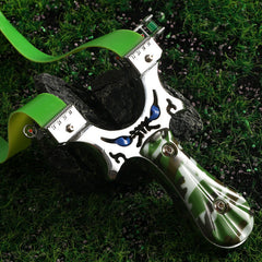 Zinc Alloy Slingshot Metal Quick Press Slingshot