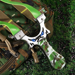 Zinc Alloy Slingshot Metal Quick Press Slingshot
