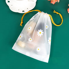 10pcs Small Chrysanthemum Frosted Bundle Pocket Gift Packaging Bag