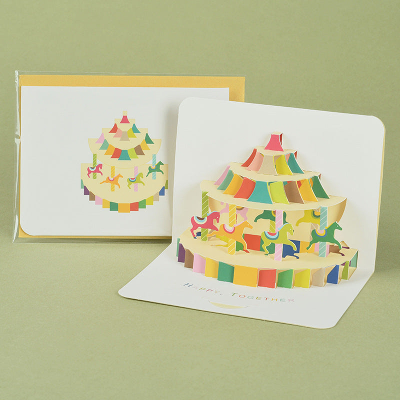 3D Blessing Greeting Card Teacher Birthday Thank You Card