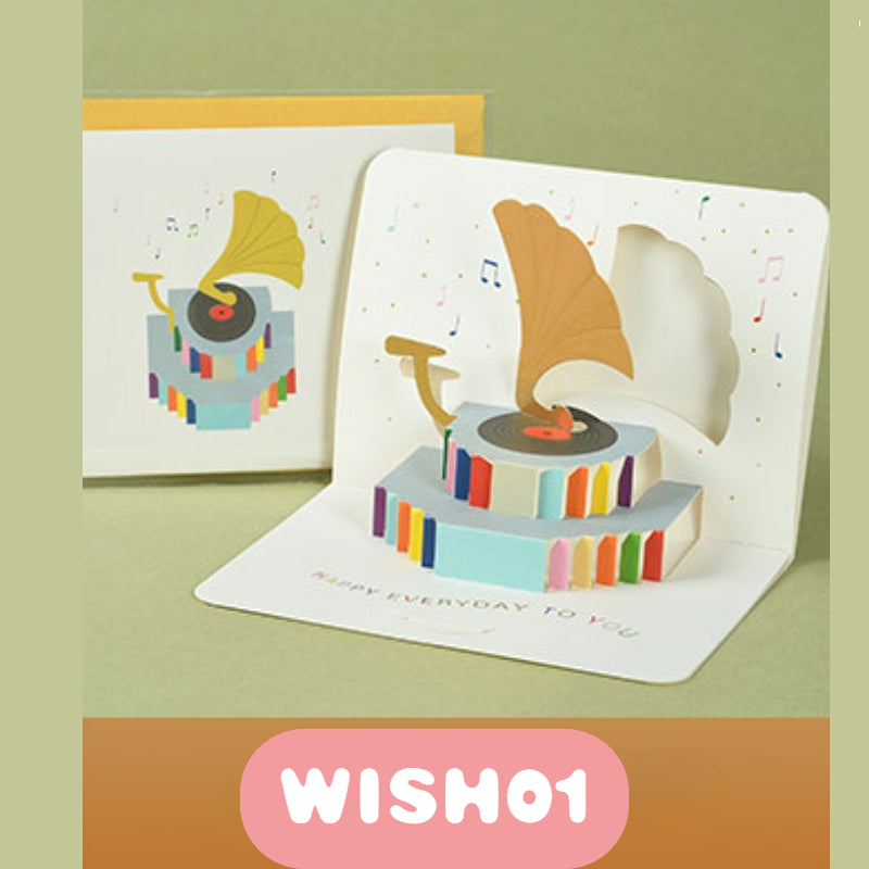 3D Blessing Greeting Card Teacher Birthday Thank You Card