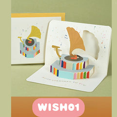 3D Blessing Greeting Card Teacher Birthday Thank You Card