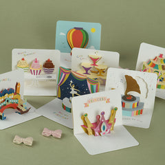 3D Blessing Greeting Card Teacher Birthday Thank You Card