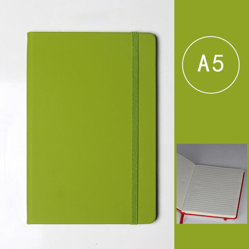 A5 Refillable Leather Business Notebook with Pen Holder