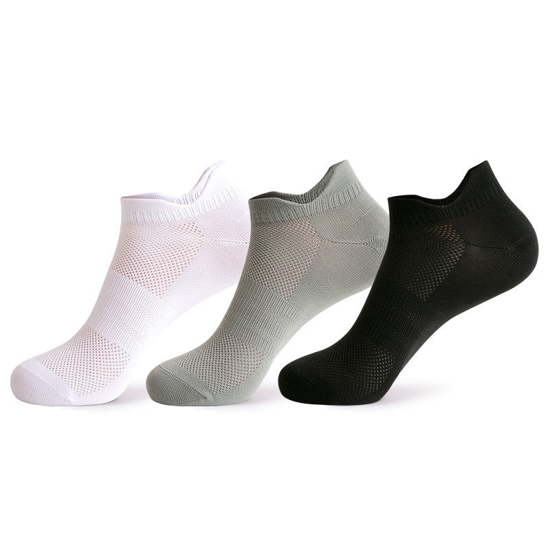 6 Pairs Summer Non-Slip Low Cut Socks Men Women Thin Breathable