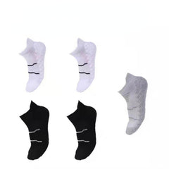 5pairs Men's & Women's Absorbent Sports Socks