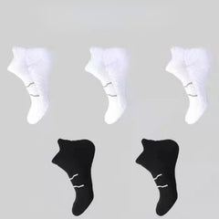 5pairs Men's & Women's Absorbent Sports Socks