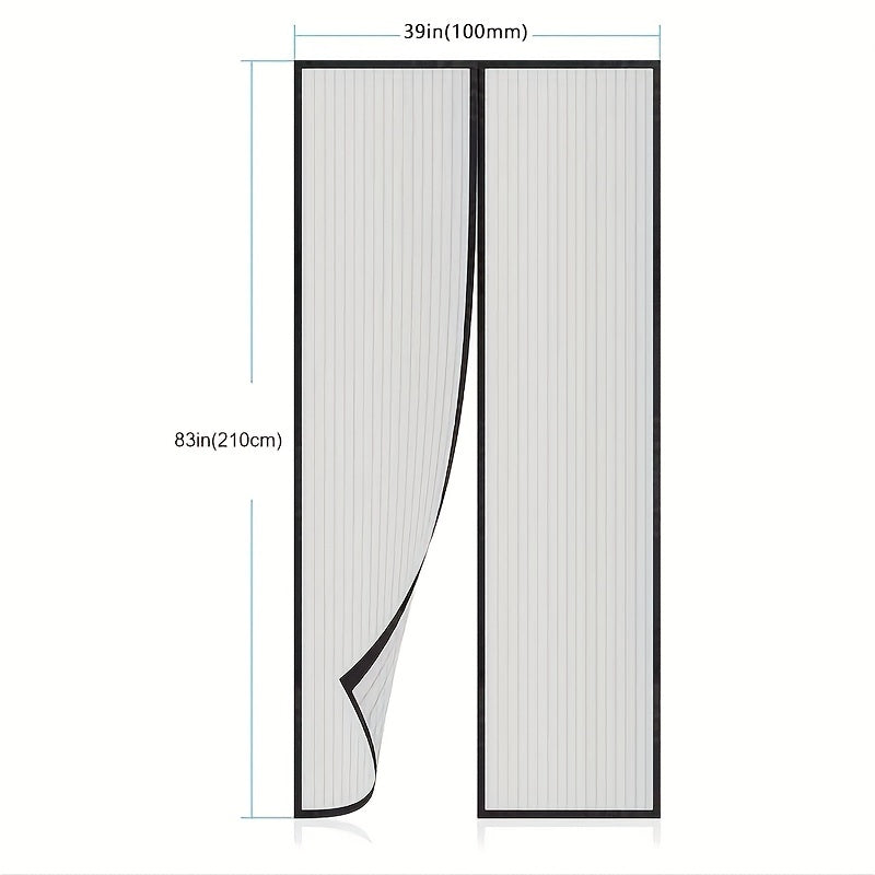 Magnetic Door Screen Heavy Duty Gauze Curtain 100mmX210mm
