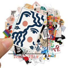 65pcs Pop Culture Stickers - Waterproof Vinyl Stickers For Adults