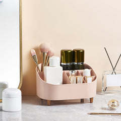 Desktop Cosmetic Storage Box Lipstick Vanity Makeup Brush Organizer