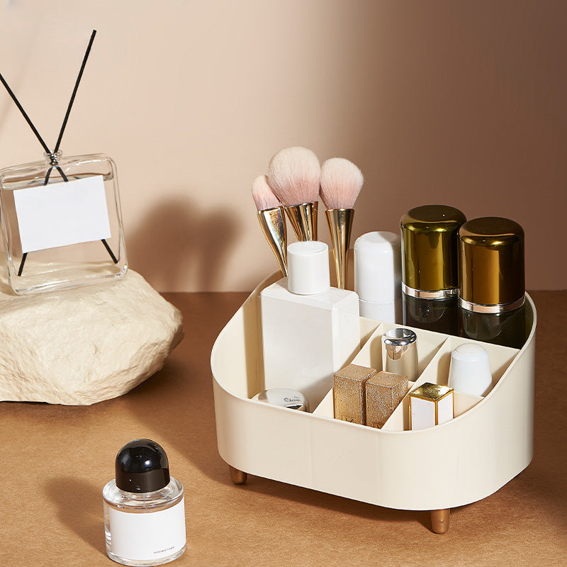 Desktop Cosmetic Storage Box Lipstick Vanity Makeup Brush Organizer