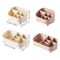 Desktop Cosmetic Storage Box Lipstick Vanity Makeup Brush Organizer