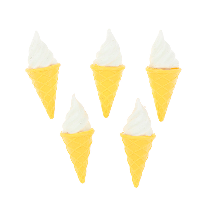 10pcs Mini Ice Cream Dollhouse Play Food Toy Kitchen Accessories