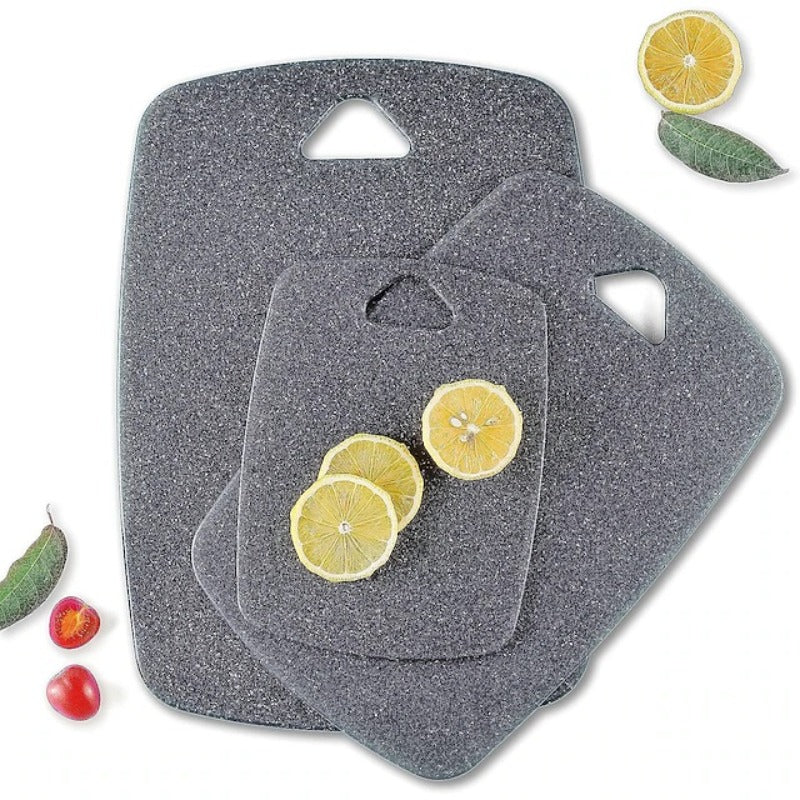3pc Kitchen Cutting Boards Plastic Chopping Boards for Meat Veggies Fruits