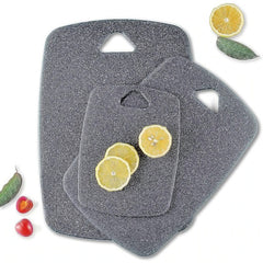 3pc Kitchen Cutting Boards Plastic Chopping Boards for Meat Veggies Fruits