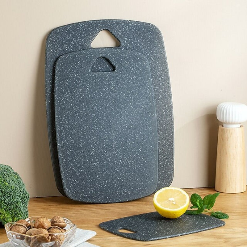 3pc Kitchen Cutting Boards Plastic Chopping Boards for Meat Veggies Fruits