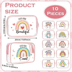 Transparent PVC Cosmetics Bag Waterproof Makeup Pouch Toiletry Wash Organizer