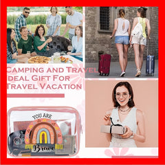 Transparent PVC Cosmetics Bag Waterproof Makeup Pouch Toiletry Wash Organizer